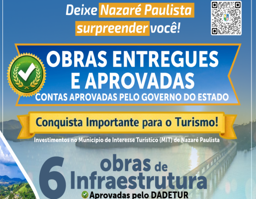 Nazaré Paulista fortalece turismo com investimentos e consolida reconhecimento como MIT